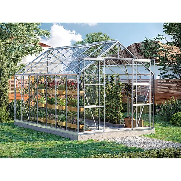 Vitavia Gewächshaus Uranus 11500 Alu blank 11,5 m² günstig online kaufen