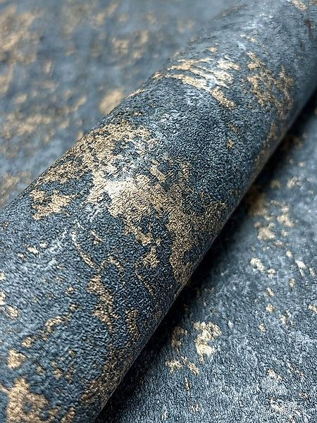 Newroom Vliestapete Fadis Blue Tapete Betontapete Beton, Blau Tapete Indust günstig online kaufen