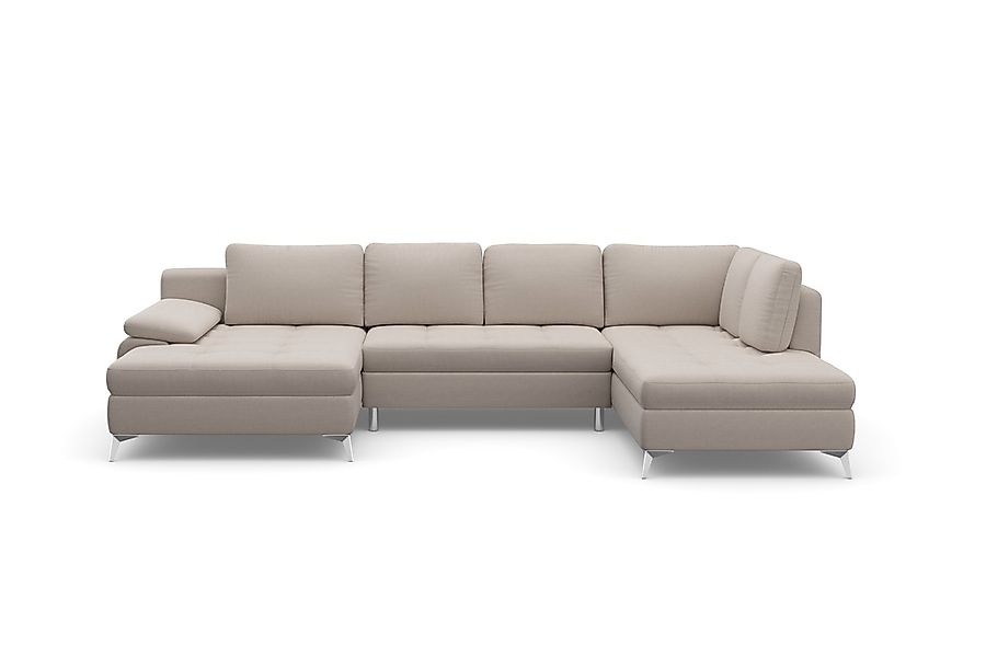 sit&more Wohnlandschaft "Latigo U-Form", mit Recamiere, wahlweise mit Bettf günstig online kaufen