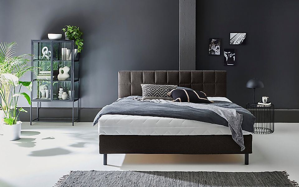 ATLANTIC home collection Boxbett Nikola, Massivholzfüße, mit und ohne Matra günstig online kaufen