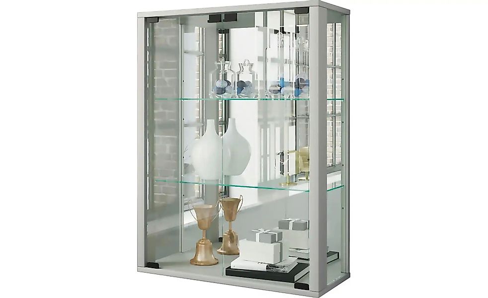 Hängevitrine  Udina ¦ silber ¦ Maße (cm): B: 60 H: 80 T: 25.0 Schränke > Hä günstig online kaufen