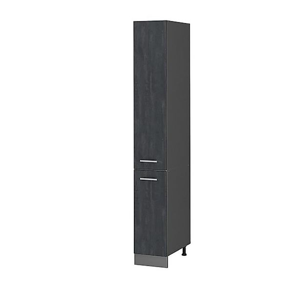Vicco Apothekerschrank R-Line Medizinschrank für die Küche Schwarz Beton/An günstig online kaufen