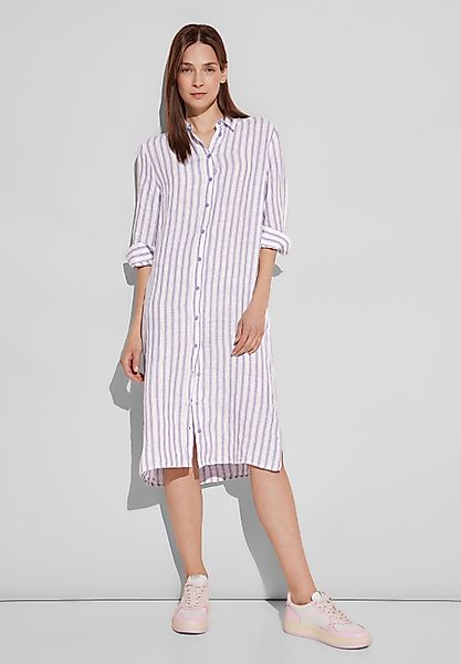 STREET ONE Hemdblusenkleid Sommerkleid in gestreifter günstig online kaufen