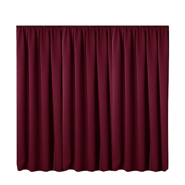 JEMIDI Gardine Vorhang blickdicht, 300x245cm, Kräuselband, günstig online kaufen