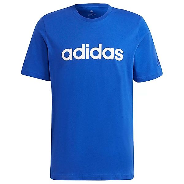 Adidas Linear Sj Kurzarm T-shirt XS Bold Blue / White günstig online kaufen