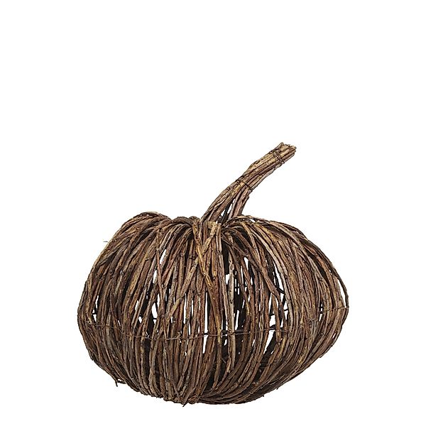 Chic Antique Dekofigur Kürbis Rattan H35/D33 günstig online kaufen