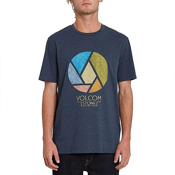 Volcom Splicer Heather Kurzärmeliges T-shirt XS Navy günstig online kaufen