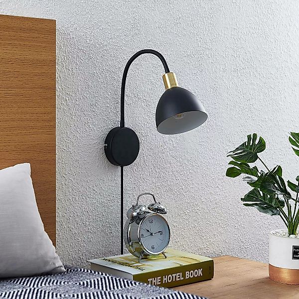 Lindby Genora Wandlampe mit Stecker günstig online kaufen