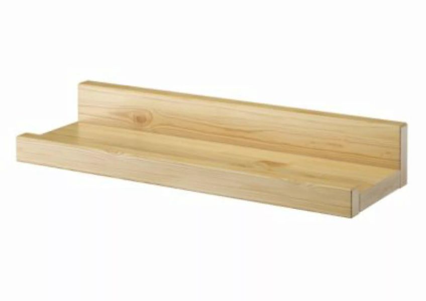 Erst-Holz® Wandregal 50 cm Massivholz Kiefer Fotoleiste Bilder und Deko nat günstig online kaufen