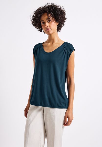STREET ONE Tanktop aus Jersey in Unifarbe günstig online kaufen