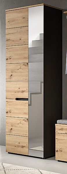 Inn.Furn Garderobenschrank Cooper (Schuhschrank in Artisan Eiche und grau, günstig online kaufen