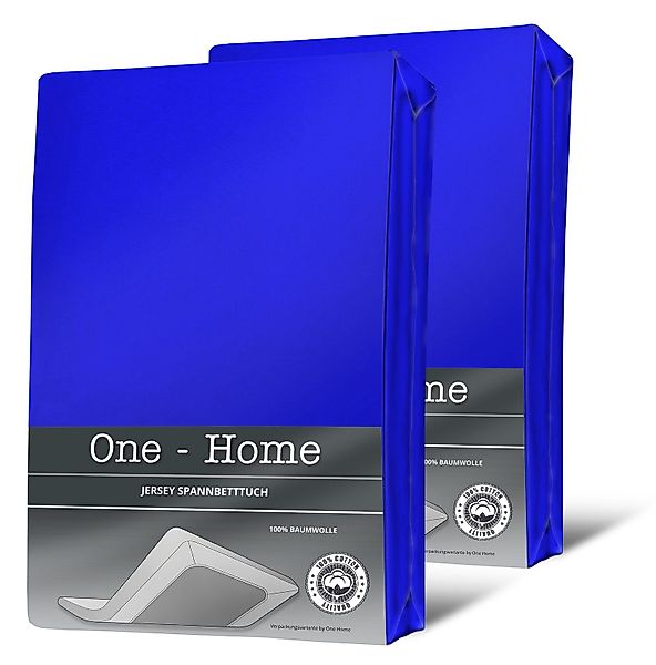 One Home Spannbettlaken Jersey, Jersey, Gummizug: günstig online kaufen