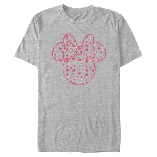 Disney - Micky Maus - Minnie Maus Hearts Fill - Männer T-Shirt günstig online kaufen