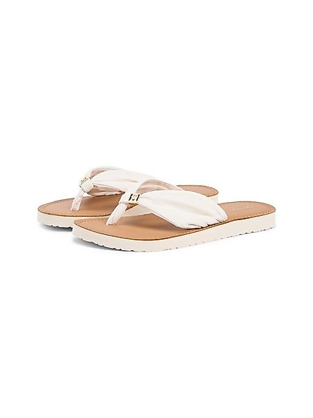 Tommy Hilfiger TH LTR FOOTBED SUMMER SANDAL Zehentrenner Sommerschuh, Stran günstig online kaufen