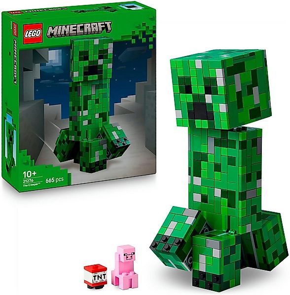 LEGO® Der Creeper (21276), LEGO Minecraft Konstruktionsspielsteine, (665 St günstig online kaufen