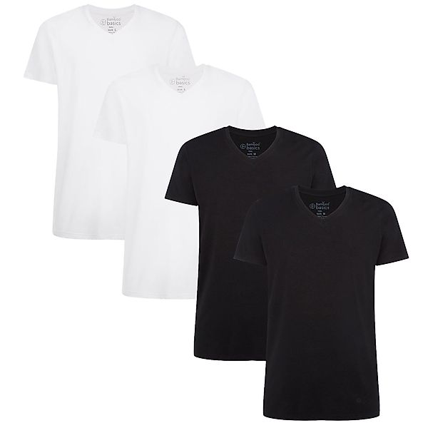 Bamboo basics T-Shirt Herren T-Shirt 4er günstig online kaufen