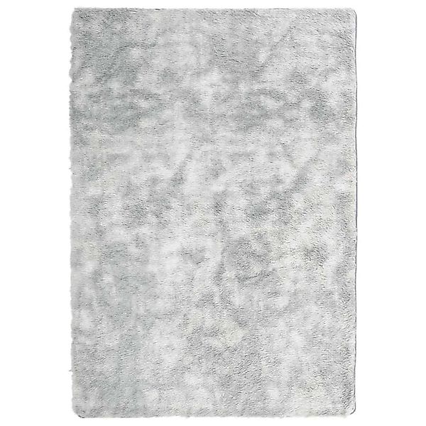 vidaXL Teppich Shaggy Hochflor NAVARRA Silbergrau 120x170 cm Polyester 4102 günstig online kaufen