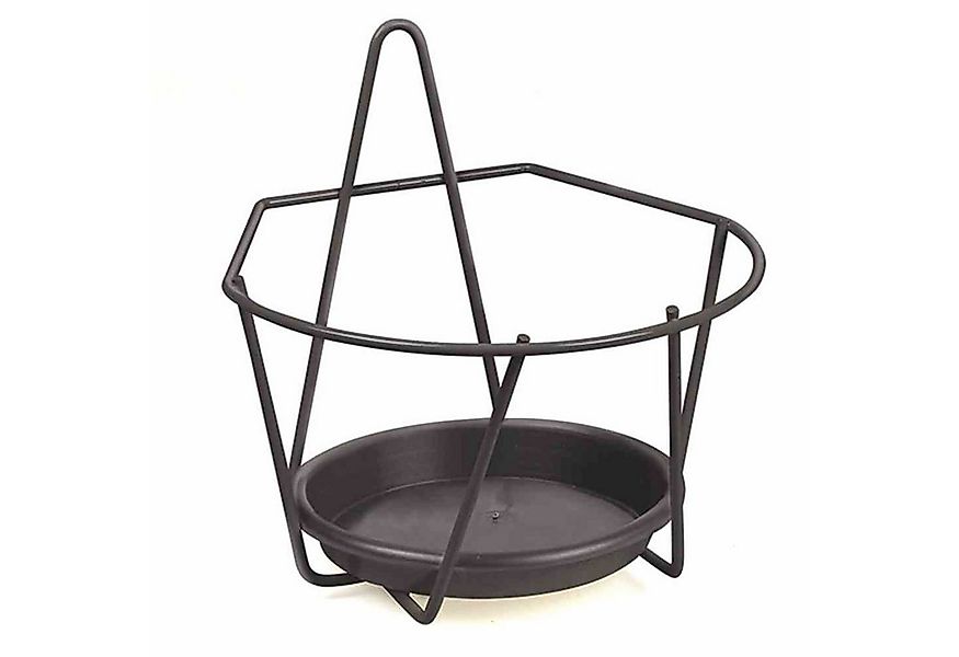 Jardifer Blumenkastenhalter Wand-Blumentopfhalter grau, Ø 16 cm günstig online kaufen