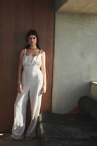Next Jumpsuit Jumpsuit aus Leinengemisch mit günstig online kaufen