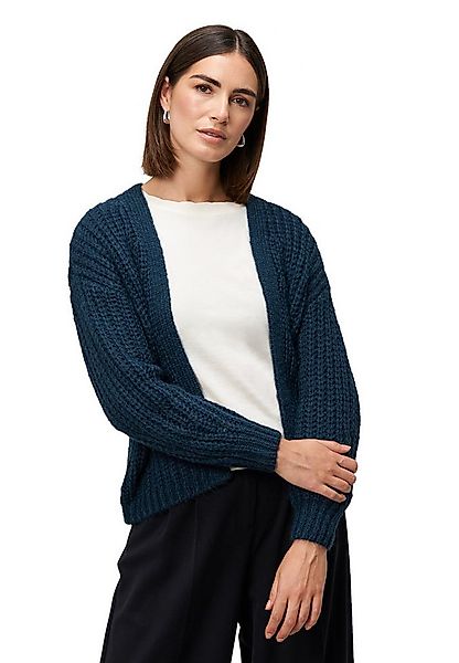 Zero Strickjacke Damen offener Style (1-tlg) Plain/ohne Details günstig online kaufen