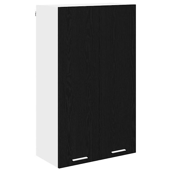 vidaXL Hängeschrank mit Tür Riga Schwarz Eichen-Optik 60 x 31 x 100 cm 8843 günstig online kaufen