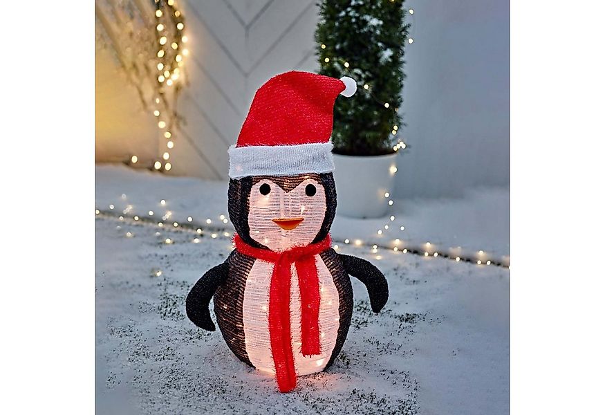HAC24 LED Dekofigur XXL Deko LED Weihnachts Pinguin Weihnachtspinguin Dekof günstig online kaufen