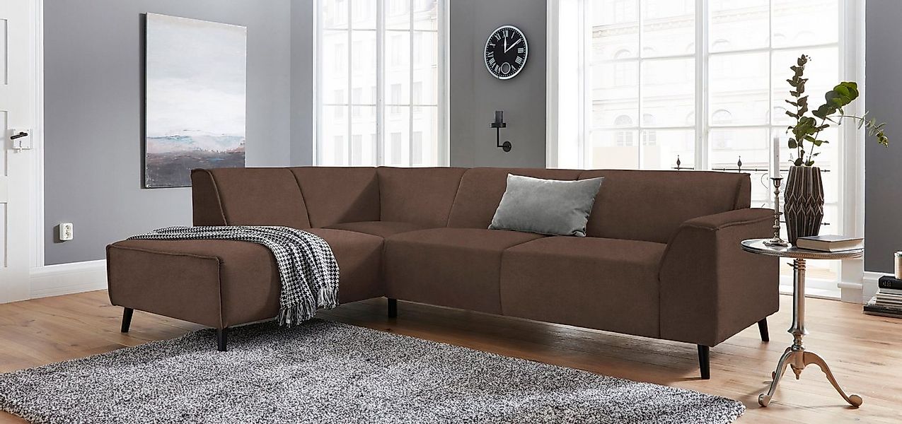 DOMO collection Ecksofa "Amora, inklusive komfortablem Federkern für mehr S günstig online kaufen