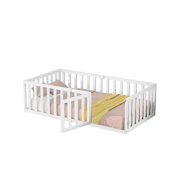 REDOM Kinderbett Holzbett (90x200cm ohne Matratze und Lattenrost), Kinderbe günstig online kaufen