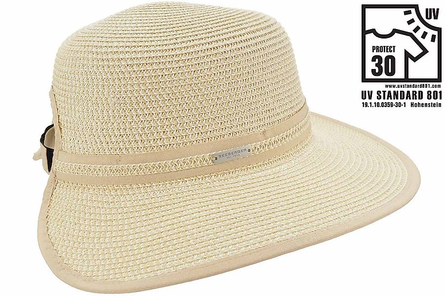 Seeberger Strohhut Schute mit Klettverschluss hinten günstig online kaufen