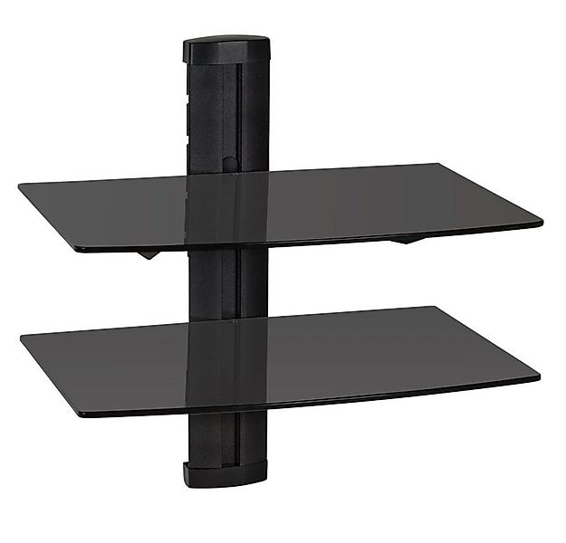 tectake Wandregal Hängeregal mit 2 Ablagen für DVD-Player und Receiver, 45x günstig online kaufen