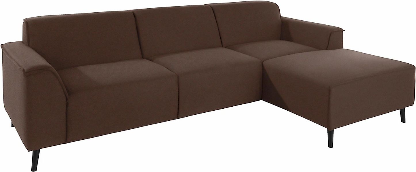 DOMO collection Ecksofa "Amora, inkl. Federkern, hoher Sitzkomfort, Breite günstig online kaufen