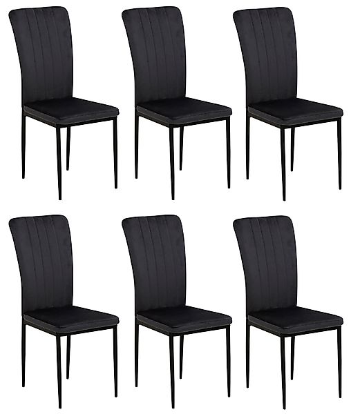 Home affaire 4-Fußstuhl Bergamo (Set, 6 günstig online kaufen