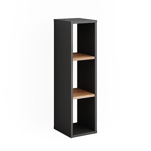 Vicco Bücherregal Orlando, Anthrazit/Goldkraft Eiche, 21.6 günstig online kaufen