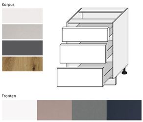 Feldmann-Wohnen Unterschrank Bonn B/T/H: 60 cm günstig online kaufen