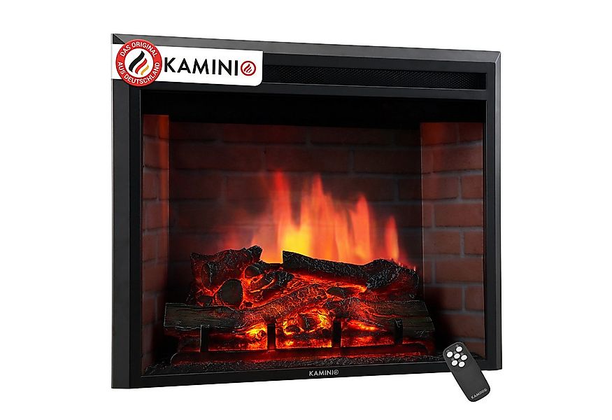 KAMINIO Elektrokamin LUCA, Elektrischer Kamin mit 3D-Flammeneffekt in 12 Fa günstig online kaufen