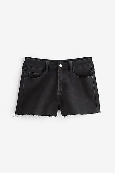 Next Shorts Superweiche Denim-Shorts mit Fransensaum günstig online kaufen