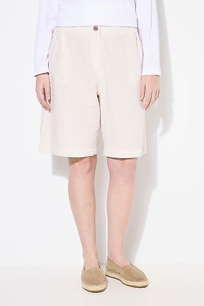 Ulla Popken Jeansshorts Shorts Streifen weites günstig online kaufen