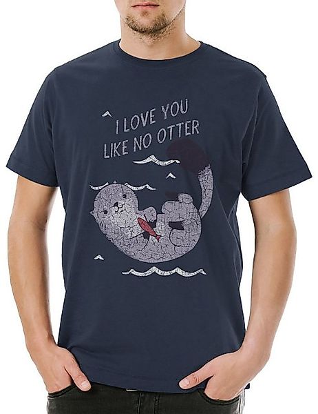 Urban Backwoods Print-Shirt Urban Backwoods Like No Otter Herren T-Shirt Na günstig online kaufen