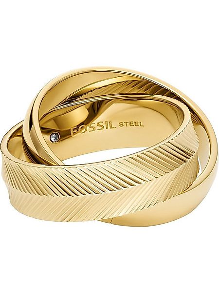 Fossil Fingerring Fossil Damen-Damenring Edelstahl günstig online kaufen