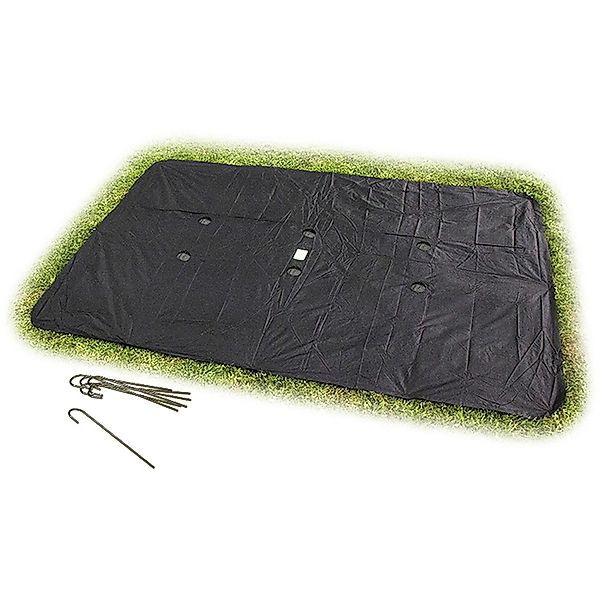 EXIT ebenerdiges Trampolin Abdeckplane rechteckig 244x427cm günstig online kaufen