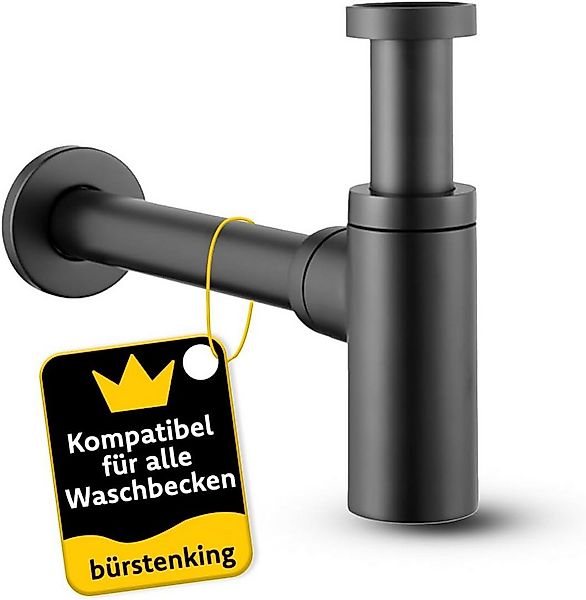 Bürstenking Siphon Universal Design Siphon Chrom – 1 1/4" für Waschbecken & günstig online kaufen