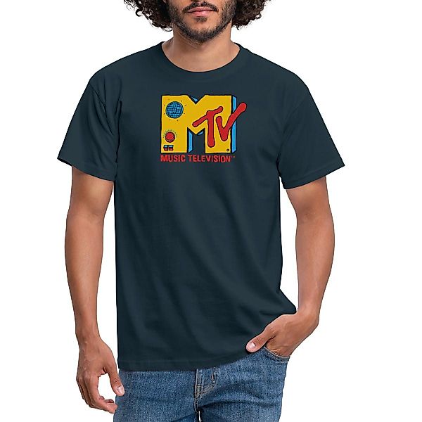 Spreadshirt T-Shirt MTV Music Television Radio-Logo günstig online kaufen