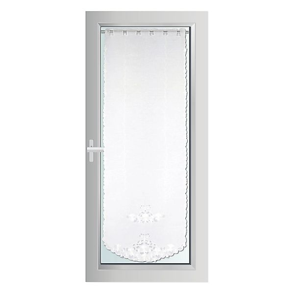 Arsvita Panneaux Blumen Mona mit Stickerei, Schlaufen, transparent, Türpann günstig online kaufen