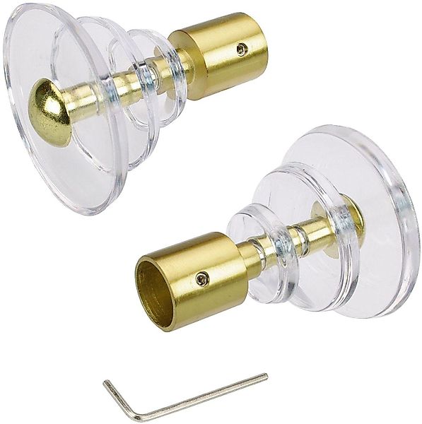 Liedeco Gardinenstangen-Endstück Luna, Gardinen, (Set, 2-St), günstig online kaufen