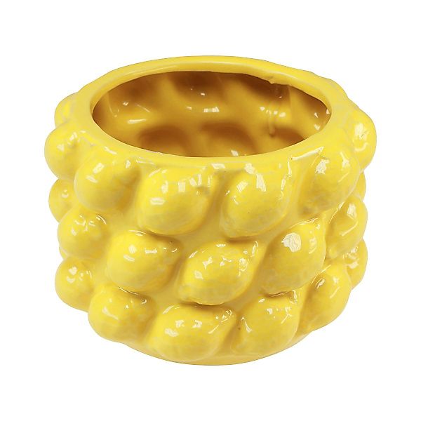 Viana Übertopf Blumentopf Keramik Übertopf Zitronen günstig online kaufen