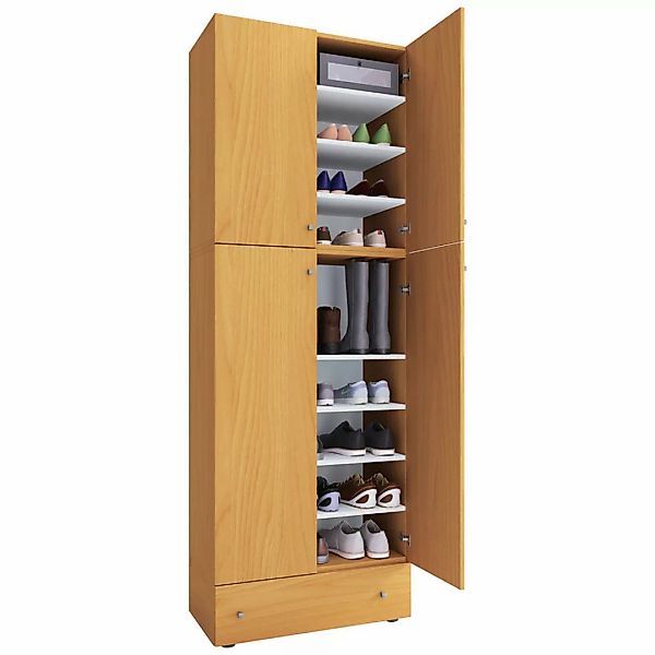 VCM Schuhschrank "VCM Holz-Schuhschrank  Maße: H. 200 x B. 70 x T. 39 cm  A günstig online kaufen