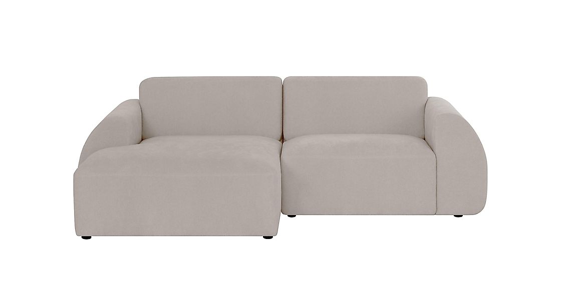 NADUVI Collection | Ecksofa Mattis links 2,5-Sitzer Bouclé günstig online kaufen