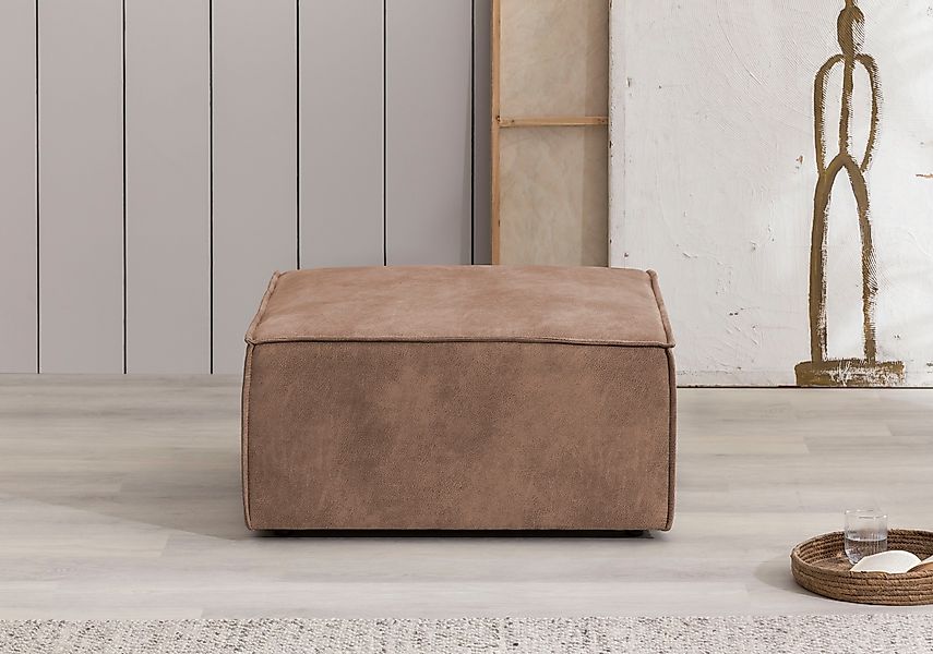 Home affaire Hocker "SHERWOOD" Hocker quadratisch, ideale Ergänzung zum Lov günstig online kaufen