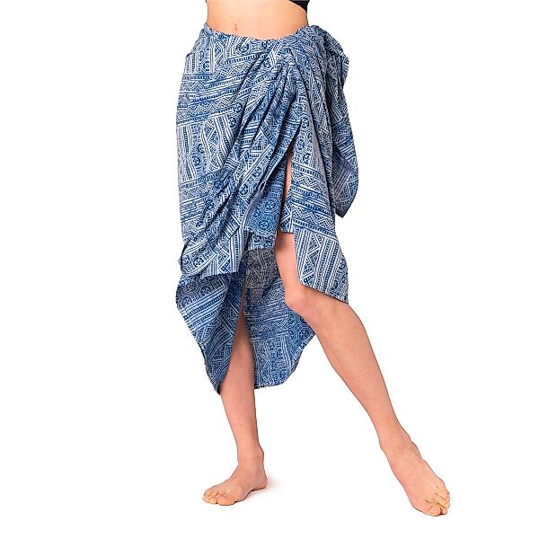 PANASIAM Pareo Sarong Baumwolle Indigo Bikini günstig online kaufen