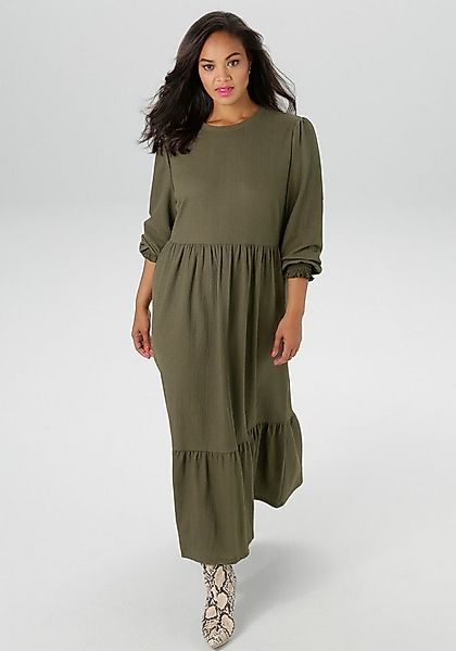 Aniston PLUS Jerseykleid in trendiger Farbpalette - NEUE KOLLEKTION günstig online kaufen